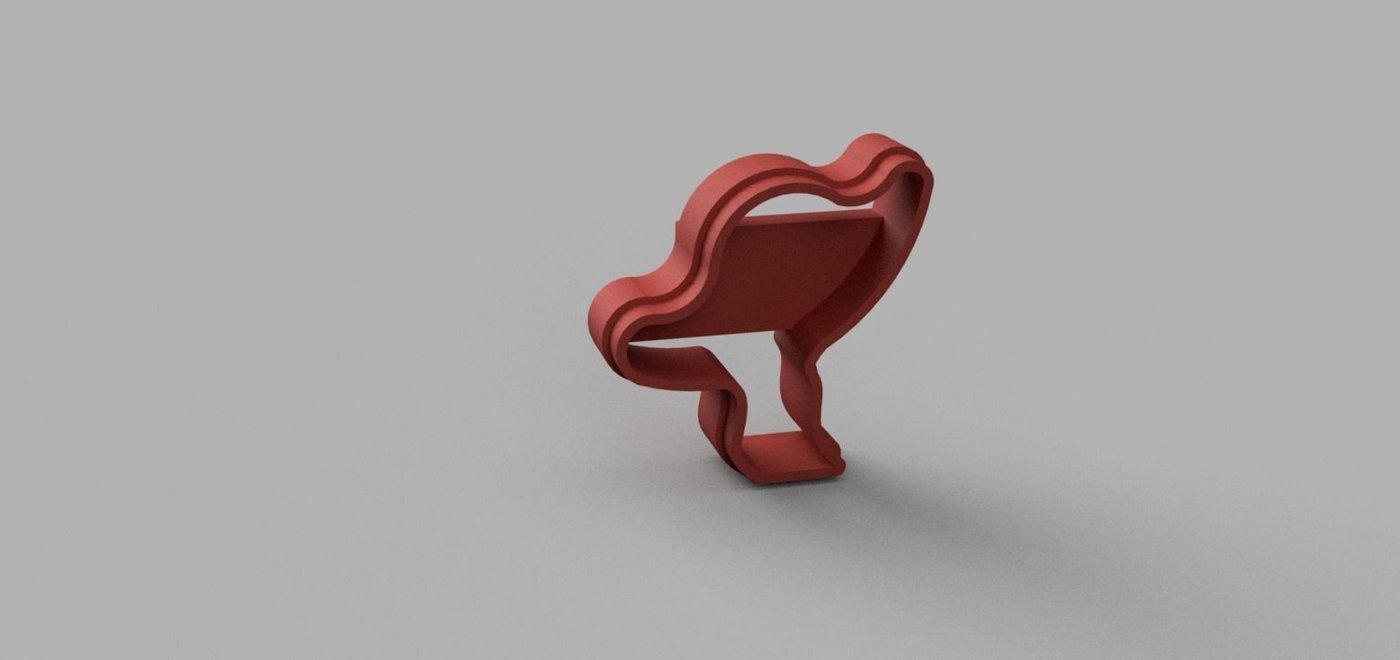 3D Printed Cookie Cutter Design Renderings