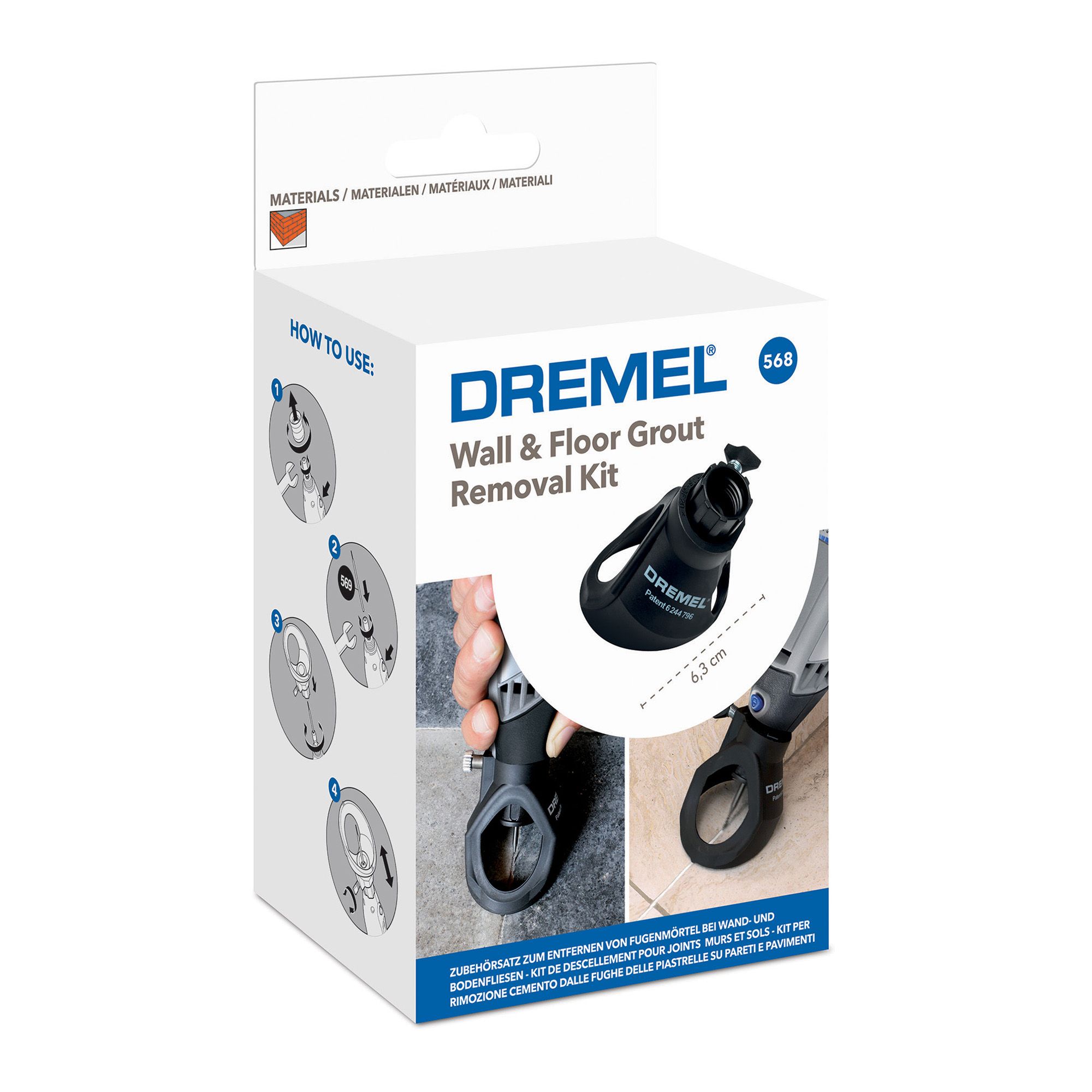 Dremel Grout removal 2 piece Multi-tool kit