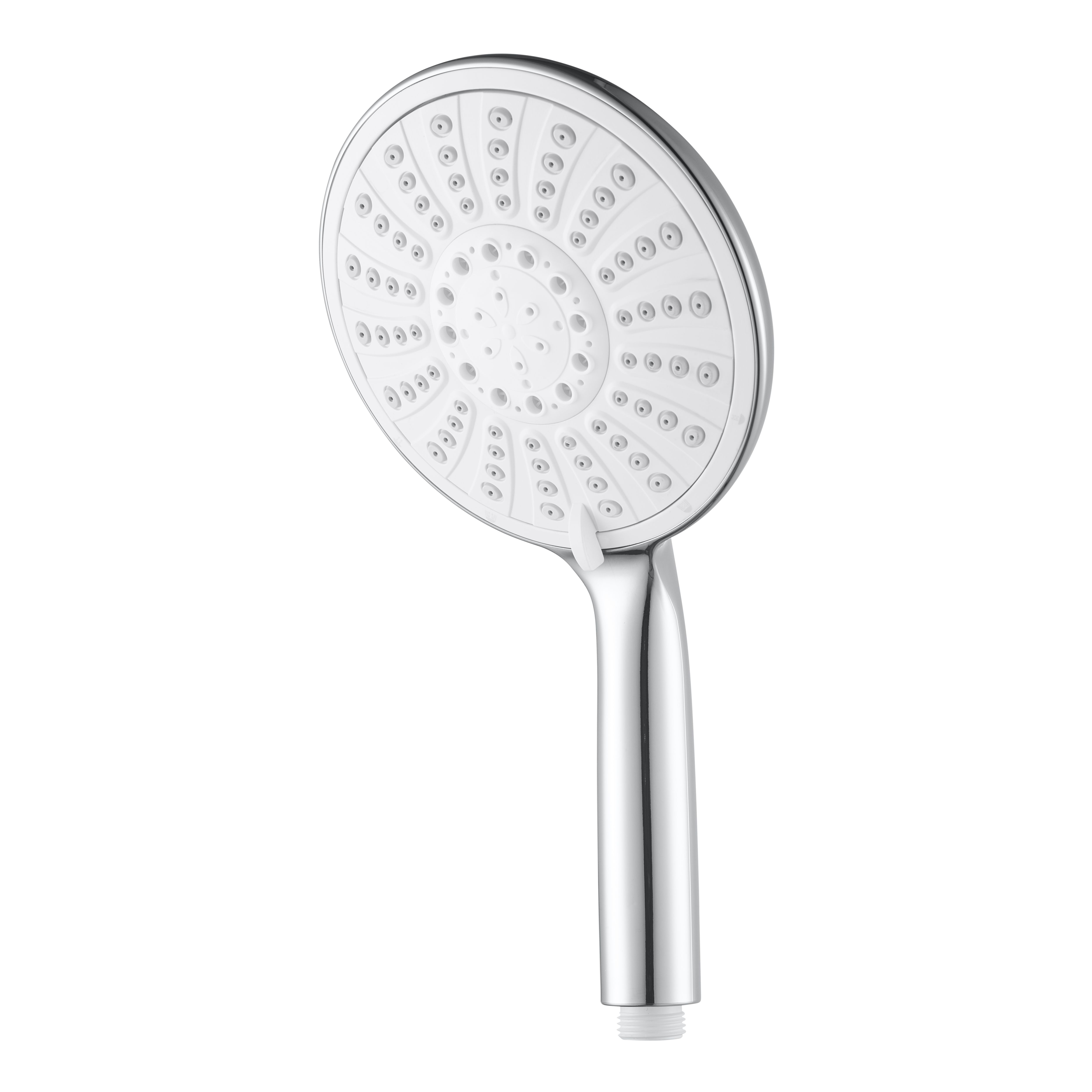 GoodHome Imelda Chrome effect 5-spray pattern Overhead Shower head