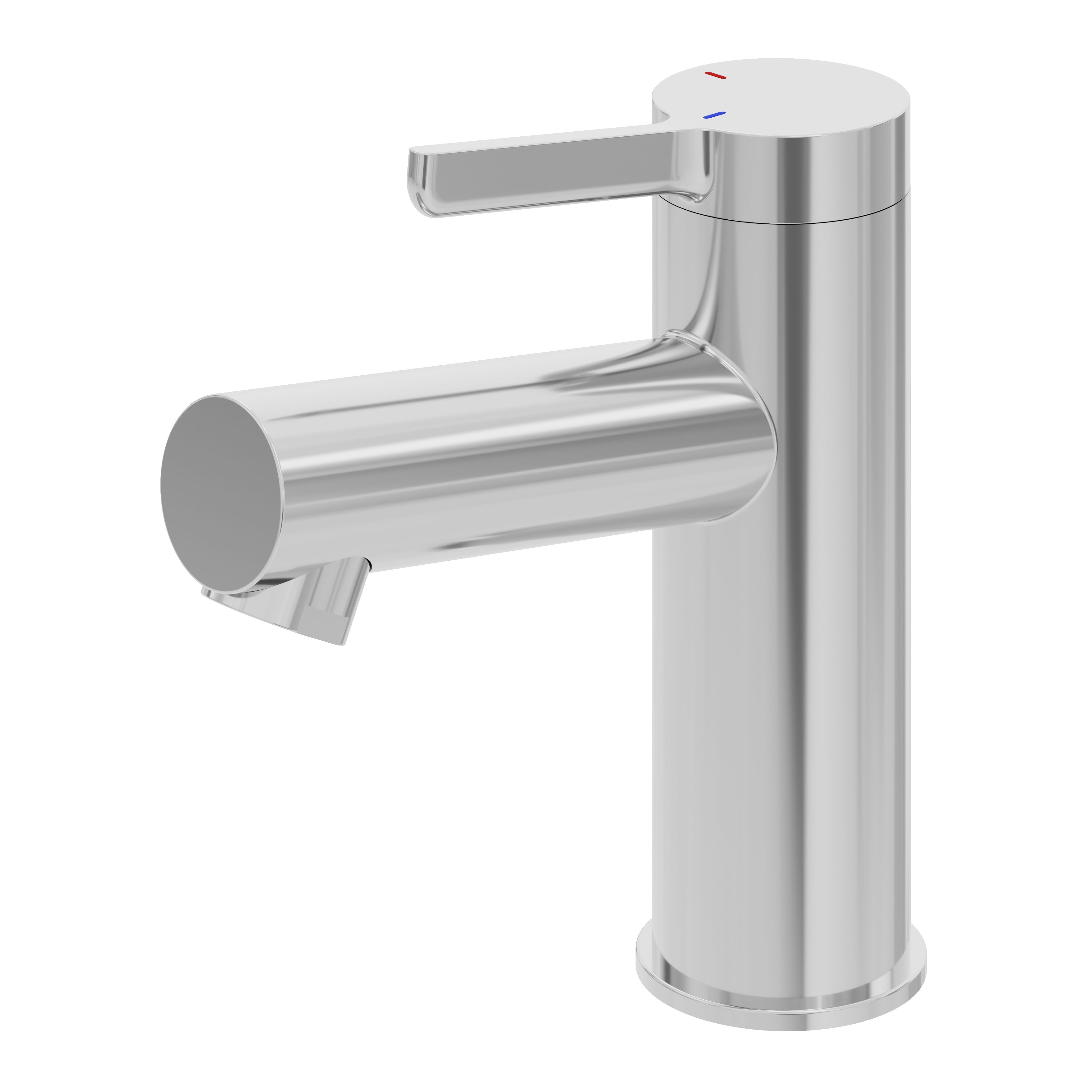 GoodHome Maza Medium Chrome effect Round Basin Mixer Tap