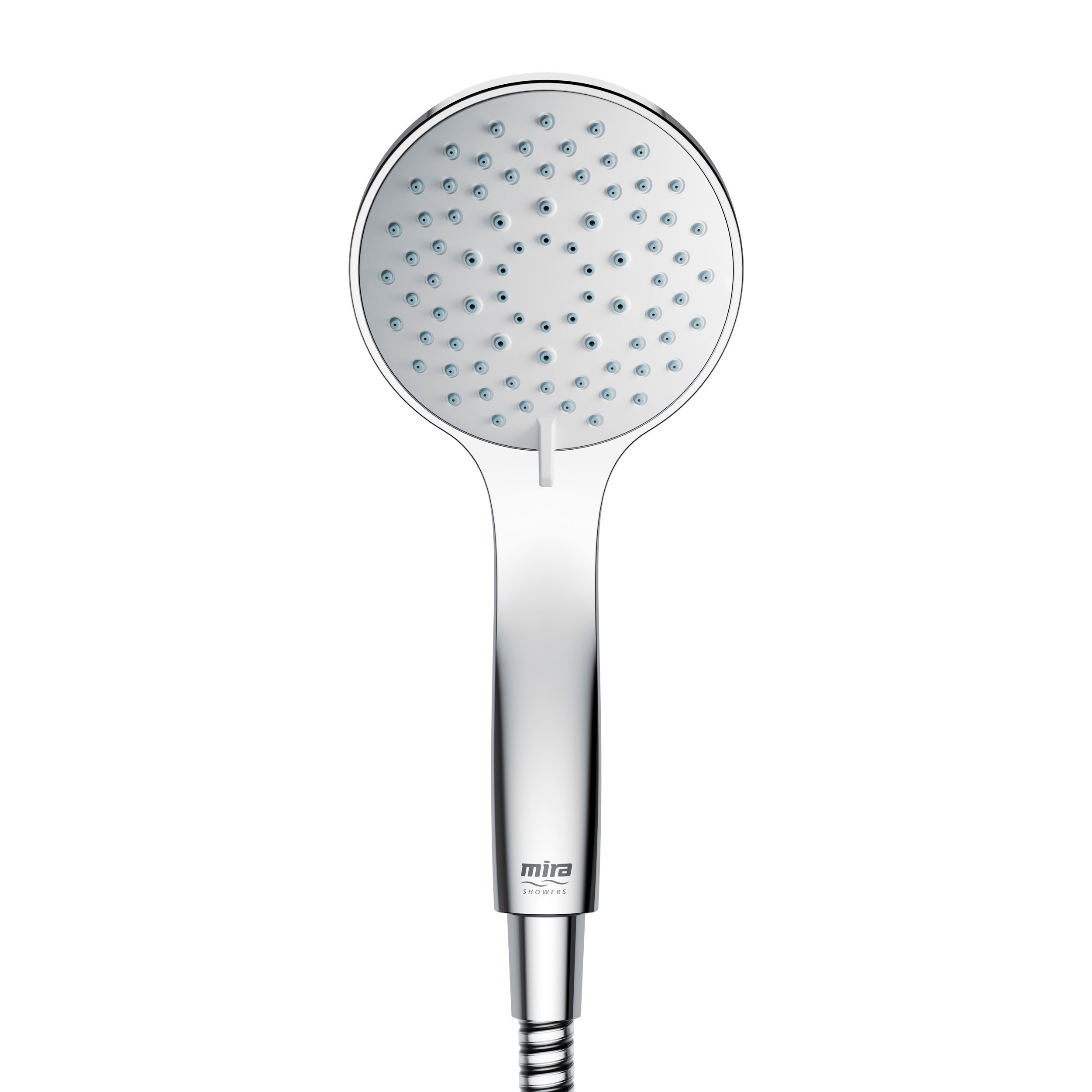 Mira Moto Chrome effect 5-spray pattern Shower head, 325mm