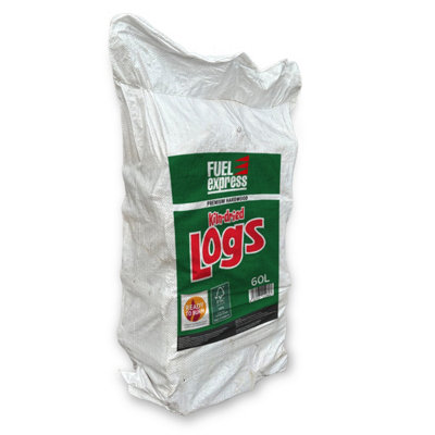 15 X 60LITRE BIRCH FIREWOOD SACKS