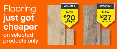 Flooring just got cheaper. Selected products only. Shop this offer.