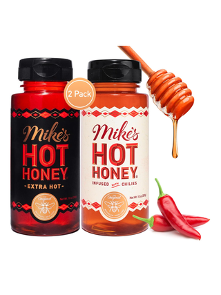 Mikes Hot Honey Original  Extra Hot Combo