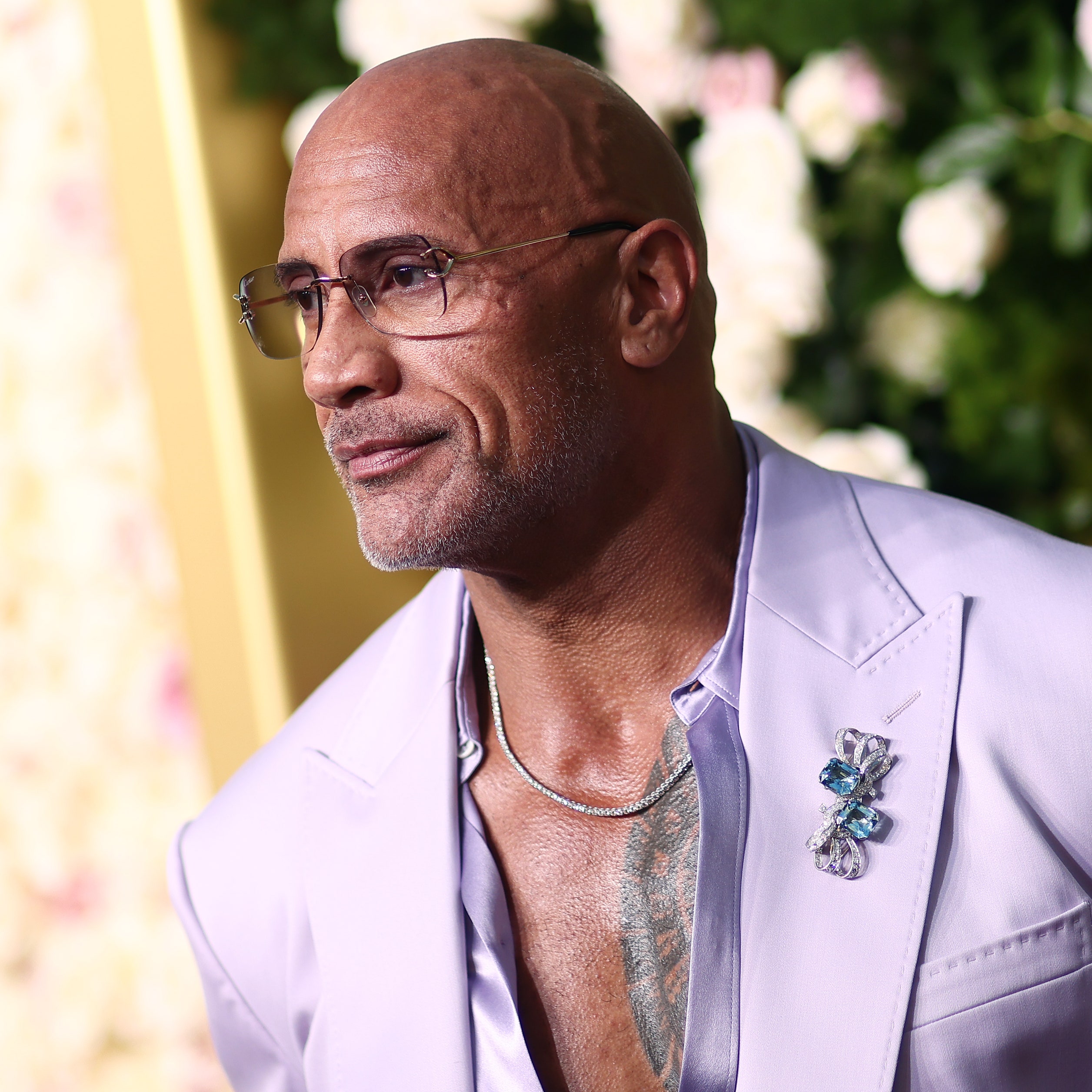 At the Golden Globes, Dwayne ‘The Rock’ Johnson dressed like a Vegas baron with money to make