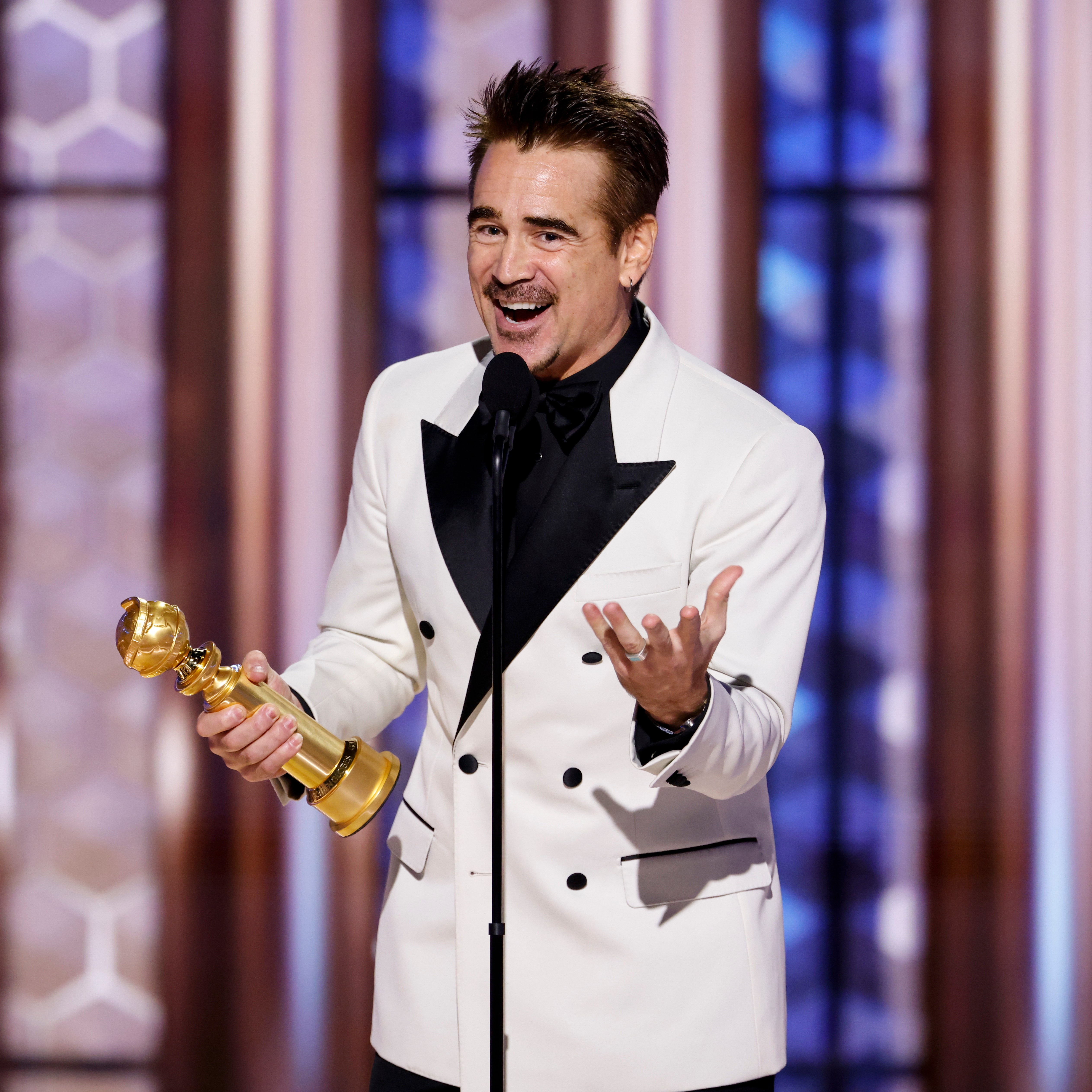 Colin Farrell’s Golden Globes speech had a very special shout-out