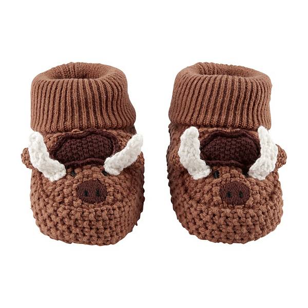 Carter's Buffalo Crochet Booties