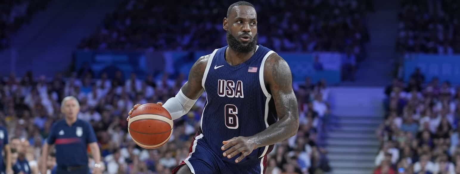 LeBron James ved De Olympiske Lege 2024