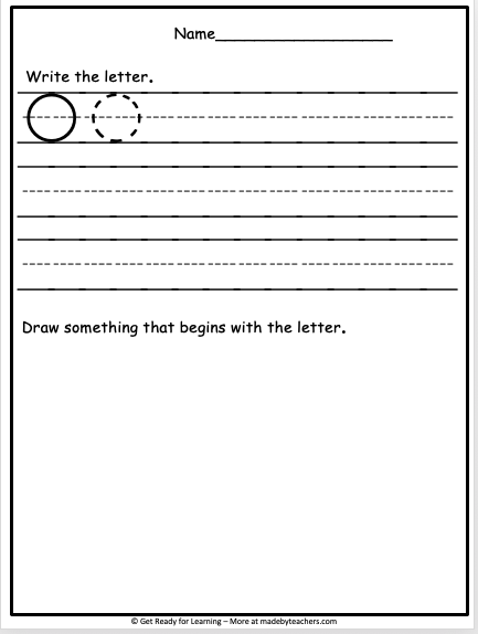 1st Grade Letter Writing Template - Infoupdate.org