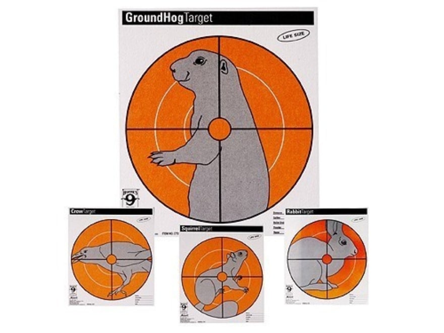 Hoppe's Target Critter Assortment (5 Each of Ground Hog, Rabbit,