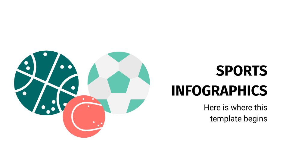 Infographies des sports Modèles de présentation