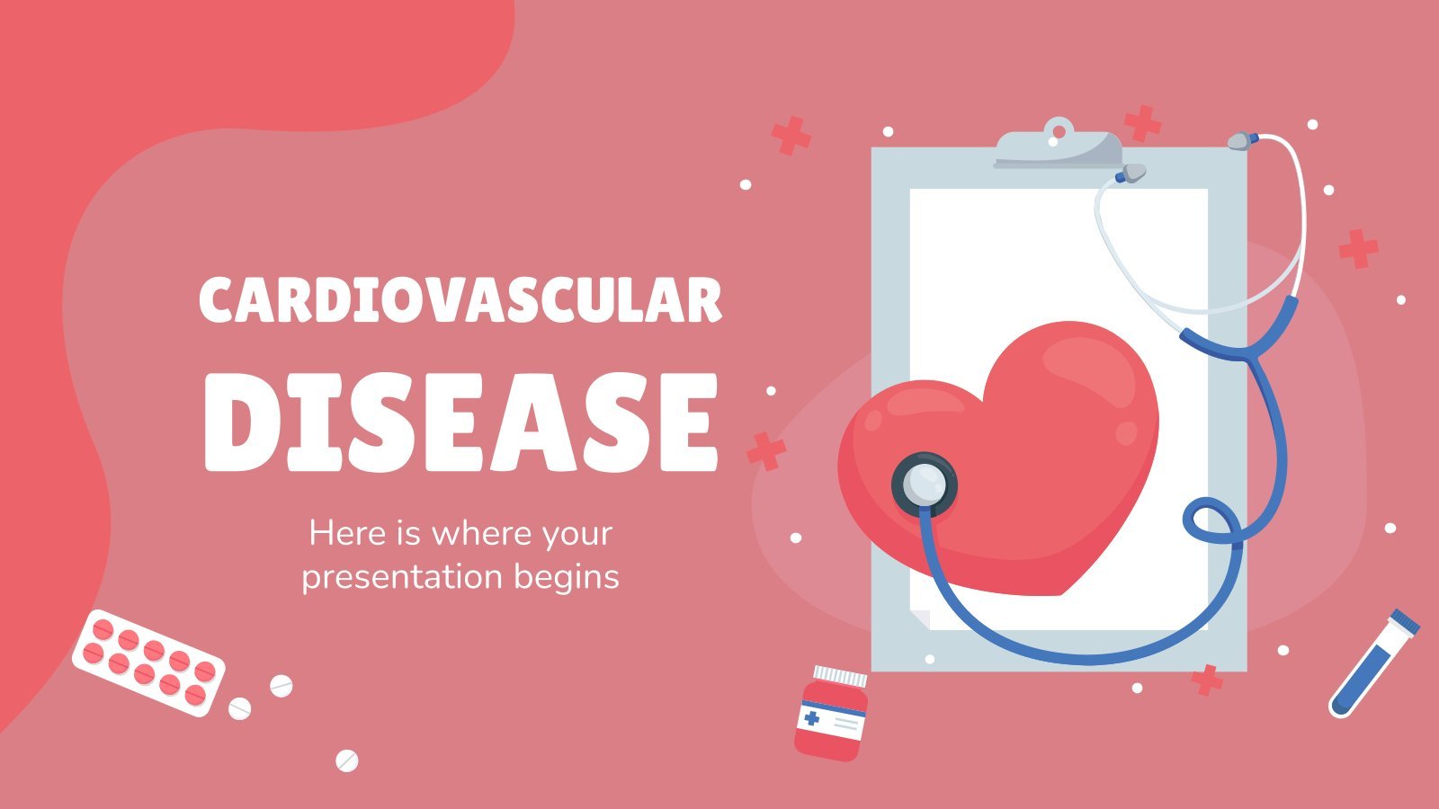 Cardiovascular Disease presentation template 