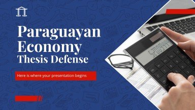 Paraguayan Economy Thesis Defense presentation template 