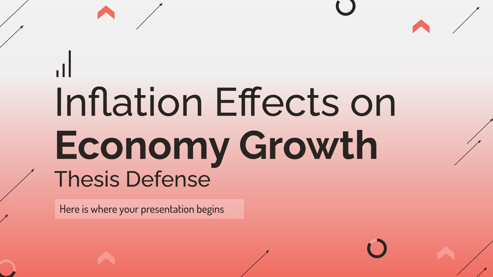 Inflation Effects on Economy Growth Thesis Defense presentation template 