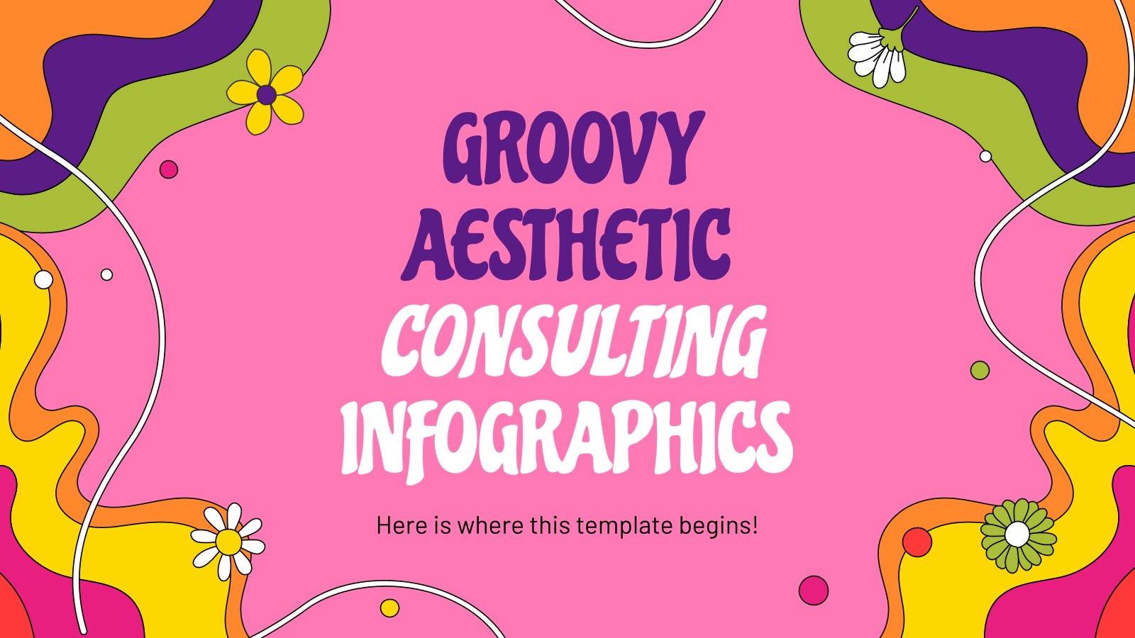 Groovy Aesthetic Consulting Infographics presentation template 