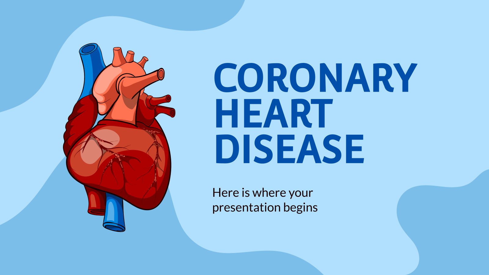 Coronary Heart Disease presentation template 