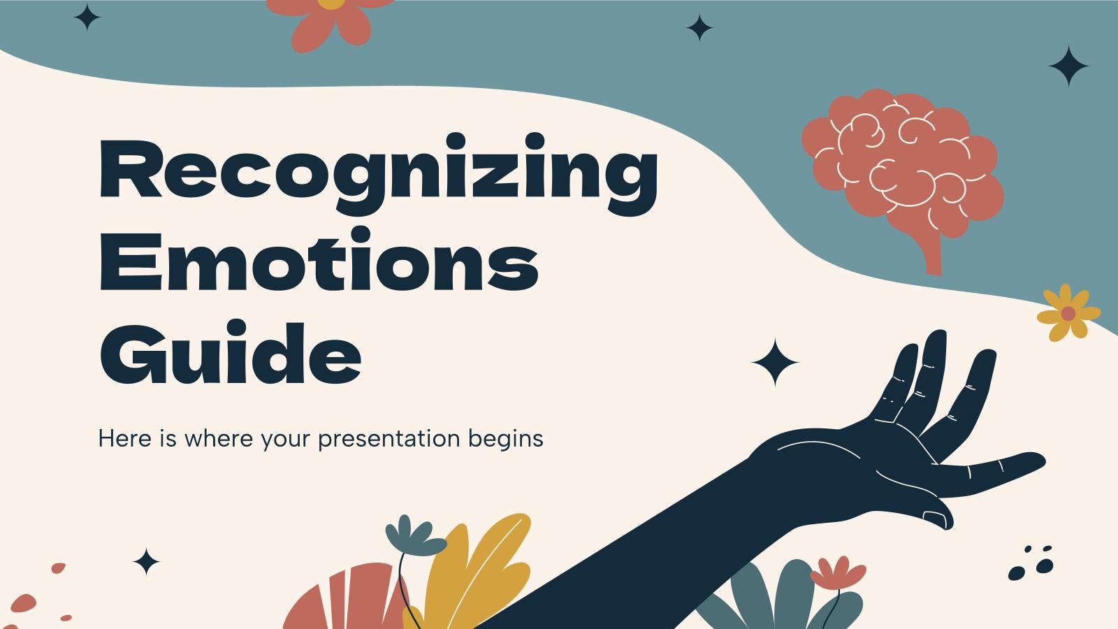 Recognizing Emotions Guide presentation template 