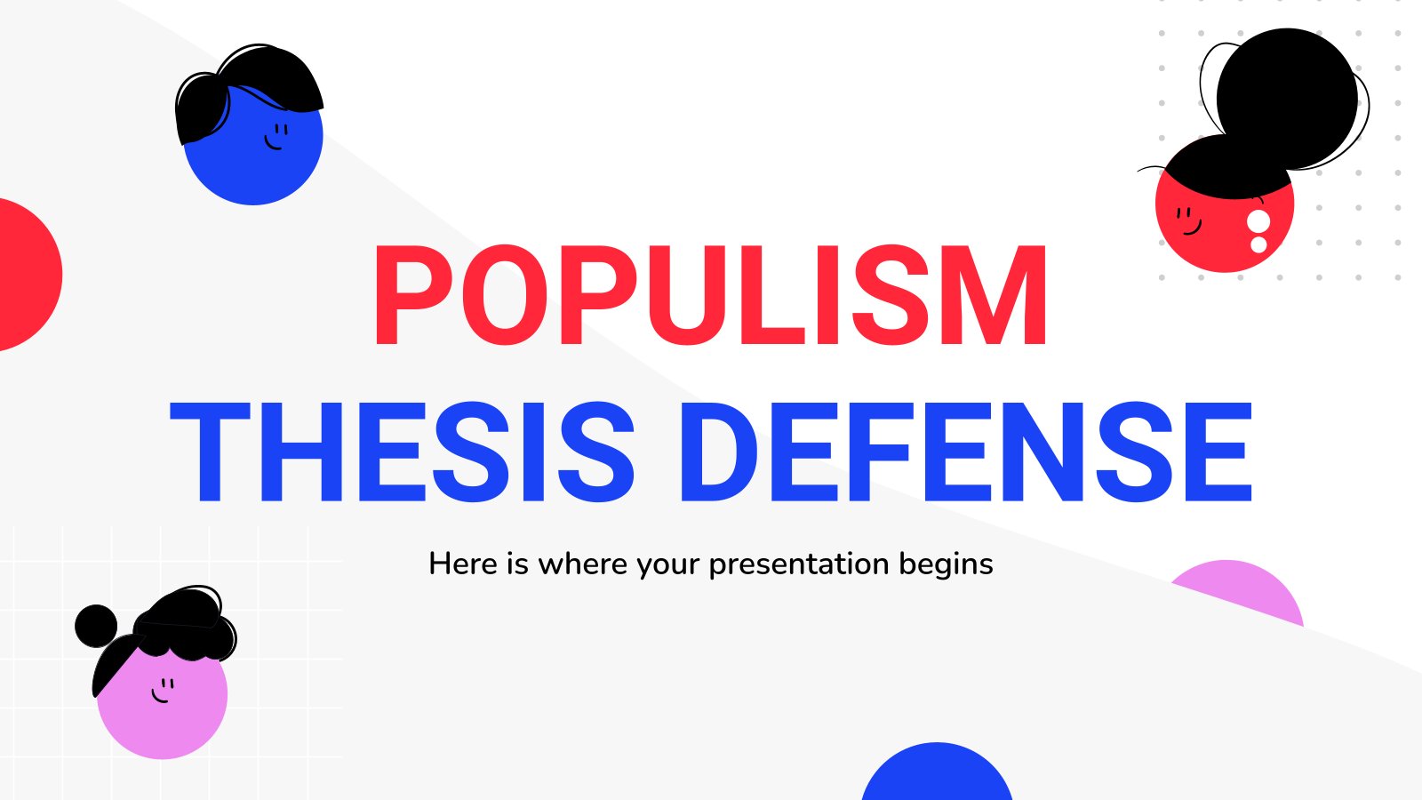 Populism Thesis Defense presentation template 