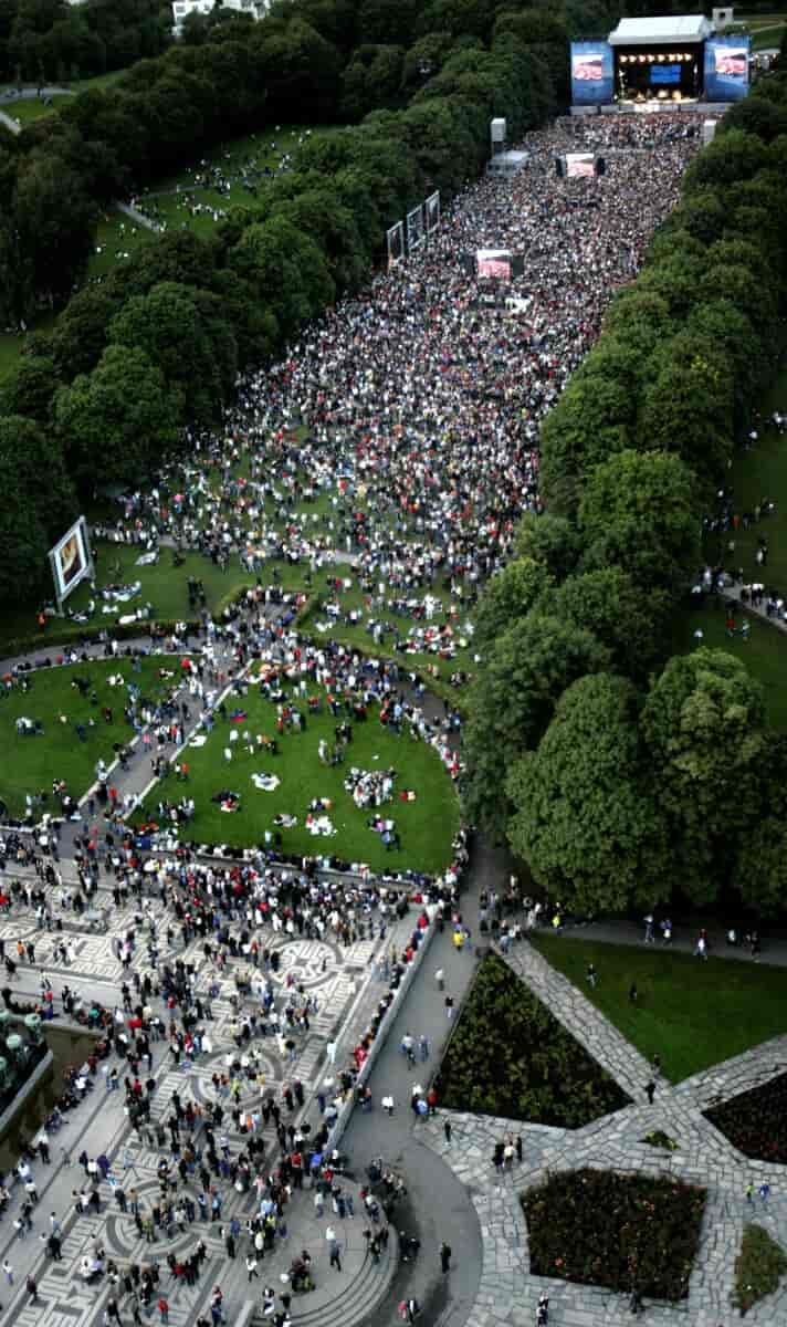 Konsert i Frognerparken i 2005