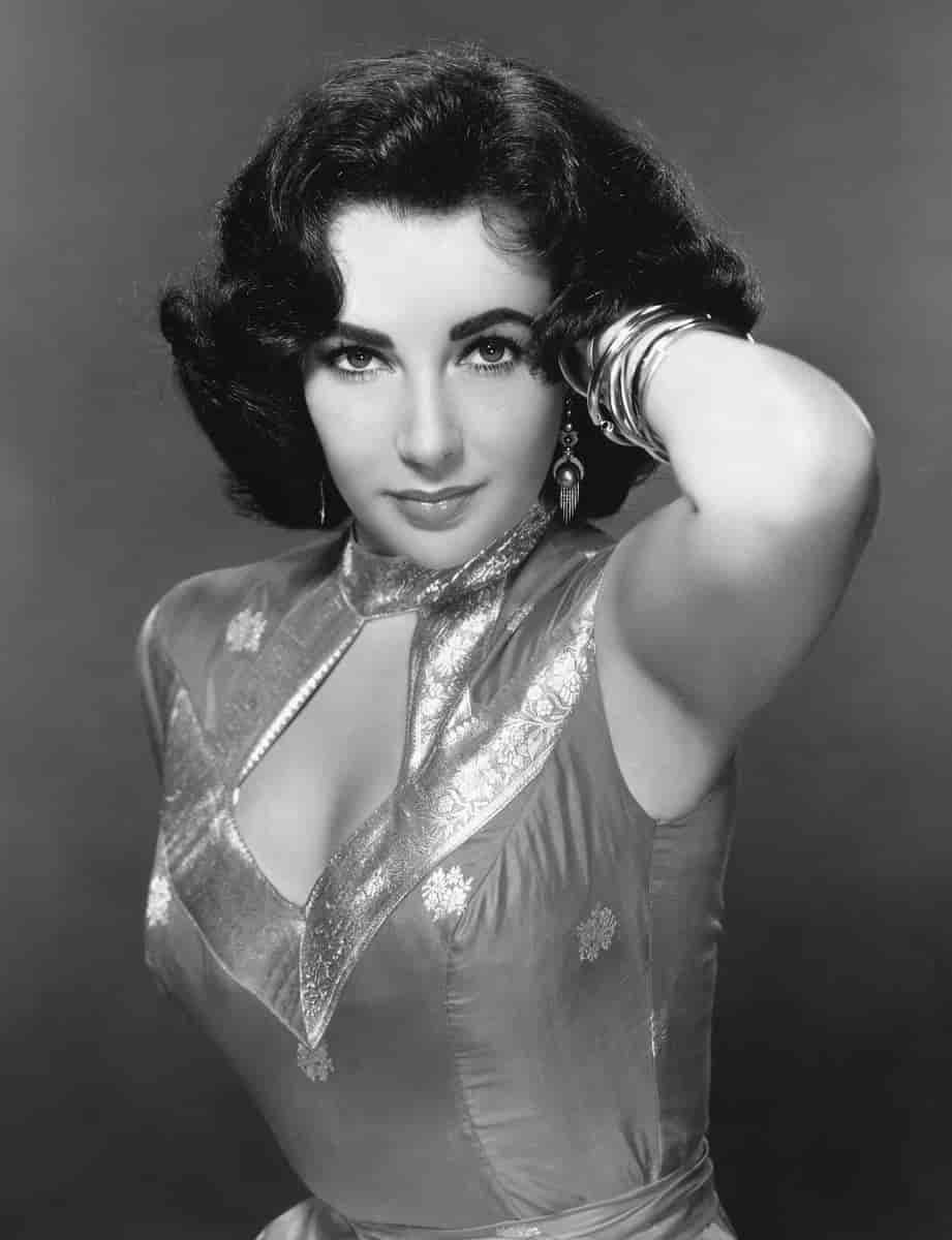 Elizabeth Taylor på slutten av 1950-tallet