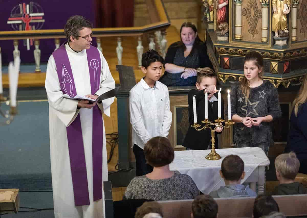 Skulegudstjeneste i Leinstrand kyrkje