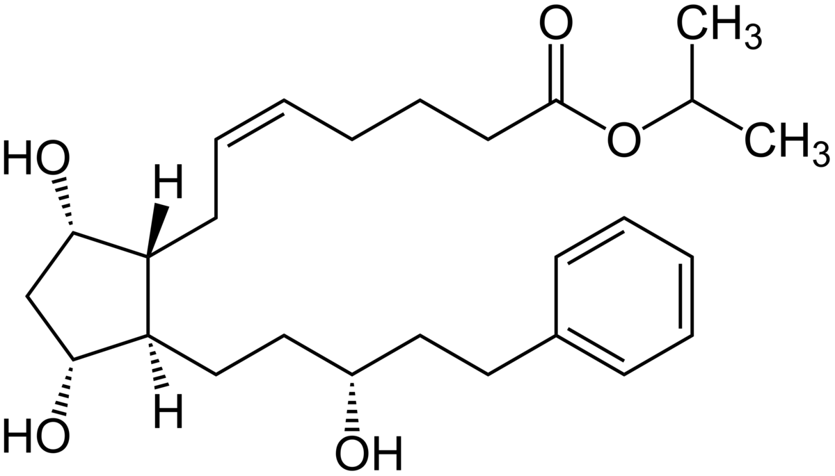 strukturformel latanoprost