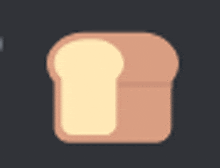 a slice of bread with a hole in the middle on a dark background .