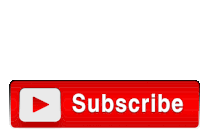 a red subscribe button with a play button on a white background