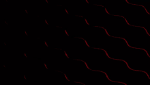 a black background with red wavy lines coming out of it