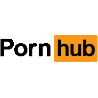 the logo for porn hub is orange and black