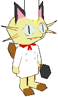 a drawing of a cat wearing a chef 's uniform