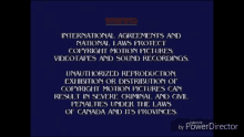 a screen that says warning international agreements and national laws protect copyright motion pictures video tapes and sound recordings