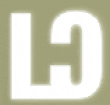 a white letter l is displayed on a green background