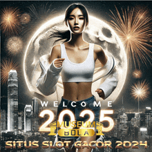 a poster that says welcome 2025 museum bola situs slot gacor