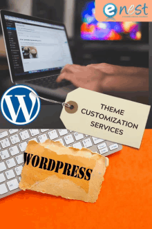 an advertisement for wordpress theme customization services