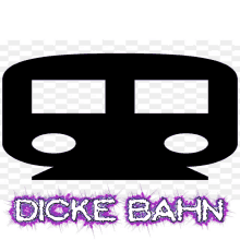 a picture of a bus with the words dicke bahn on it