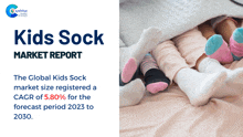 a kids sock market report shows the global kids sock market size registered a cagr of 5.80% for the forecast period of 2023 to 2030