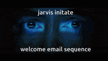 jarvis initiate welcome email sequence is displayed on the screen