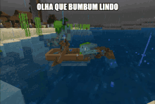 a screenshot of a video game with the words olha que bumbum lindo on the bottom