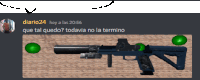 a picture of a rifle with the name diario24 on the bottom