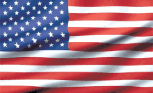 a red white and blue american flag with stars on it