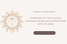 sunny astrologer overview of top 10 most popular astrology horoscope sites in india