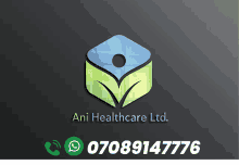 a logo for ani healthcare ltd. is shown