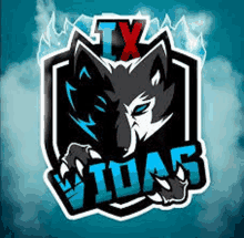 a logo of a wolf with the word vidas on it