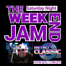 an ad for the saturday night week end jam