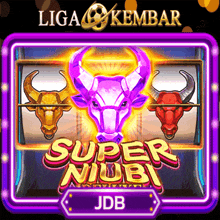 a slot machine with the words super niubi jdb on the bottom