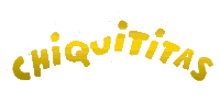 the word chiquititas is written in yellow letters