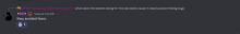 a screenshot of a discord conversation with the words they avoided them at the top