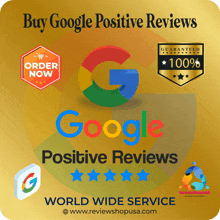 a google advertisement that says " buy google positive reviews "