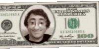 a hundred dollar bill with a picture of a man on it